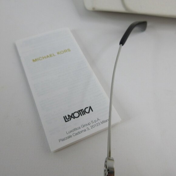 Michael Kors Courmayeur Black Silver Optical MK8003 3005 53-17-135 Eyeglasses - Picture 9 of 10